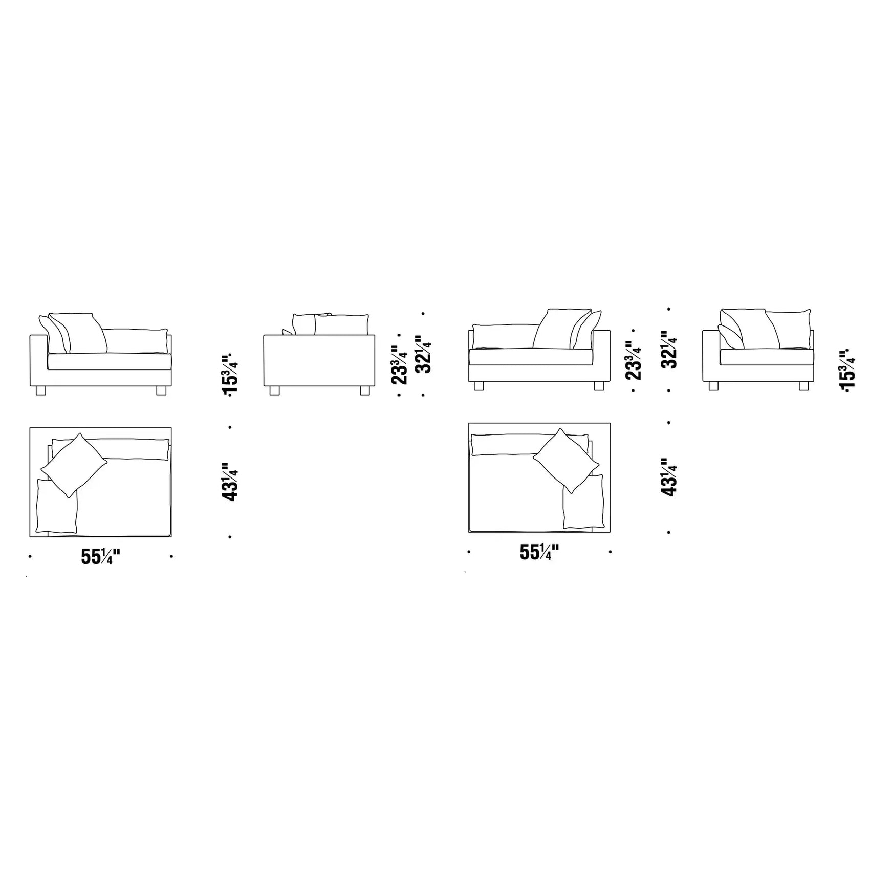 Nebula Light Sofa Quick Ship Program | Moroso | JANGEORGe Interior Design
