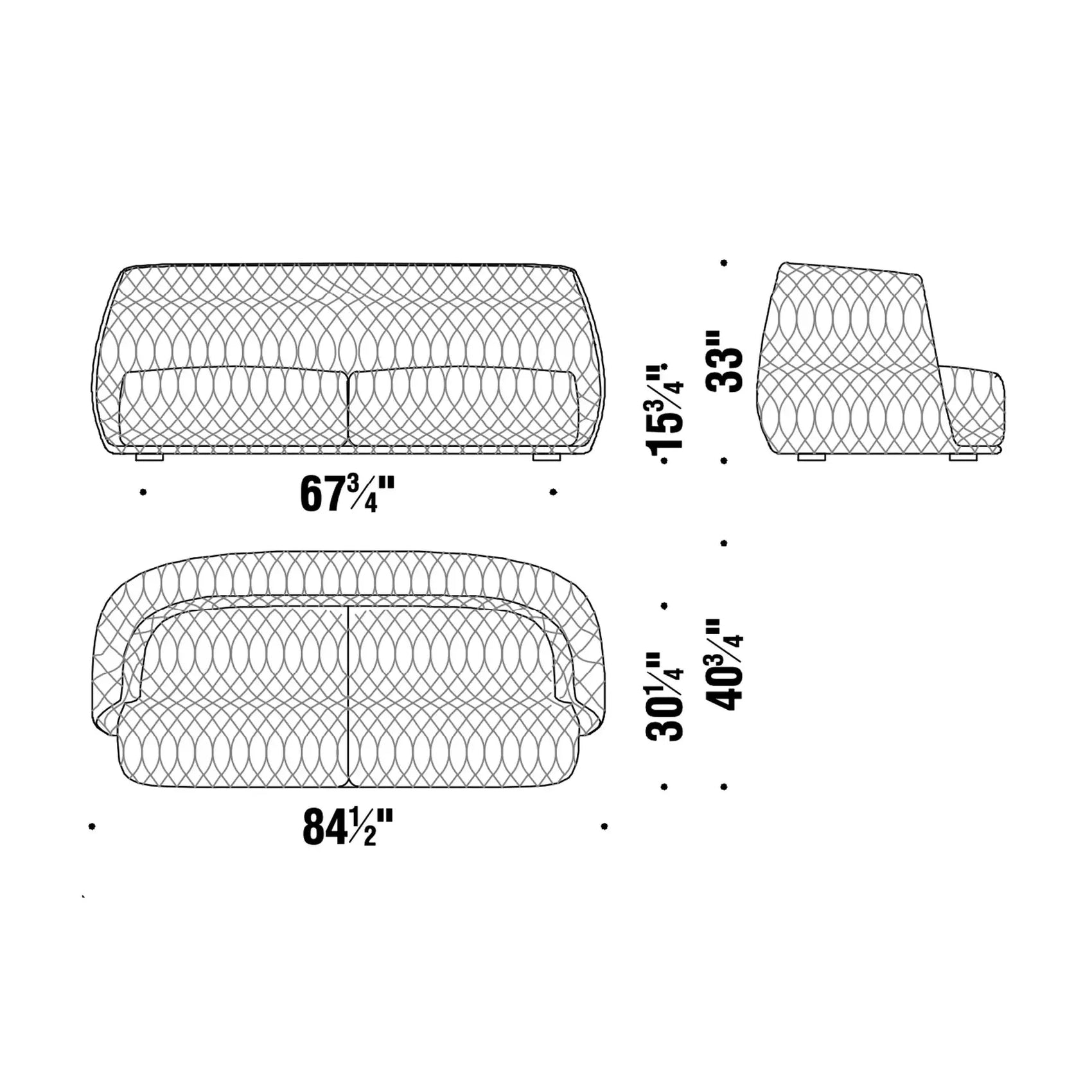 Redondo 2 Seater Sofa | Moroso | JANGEORGe Interior Design