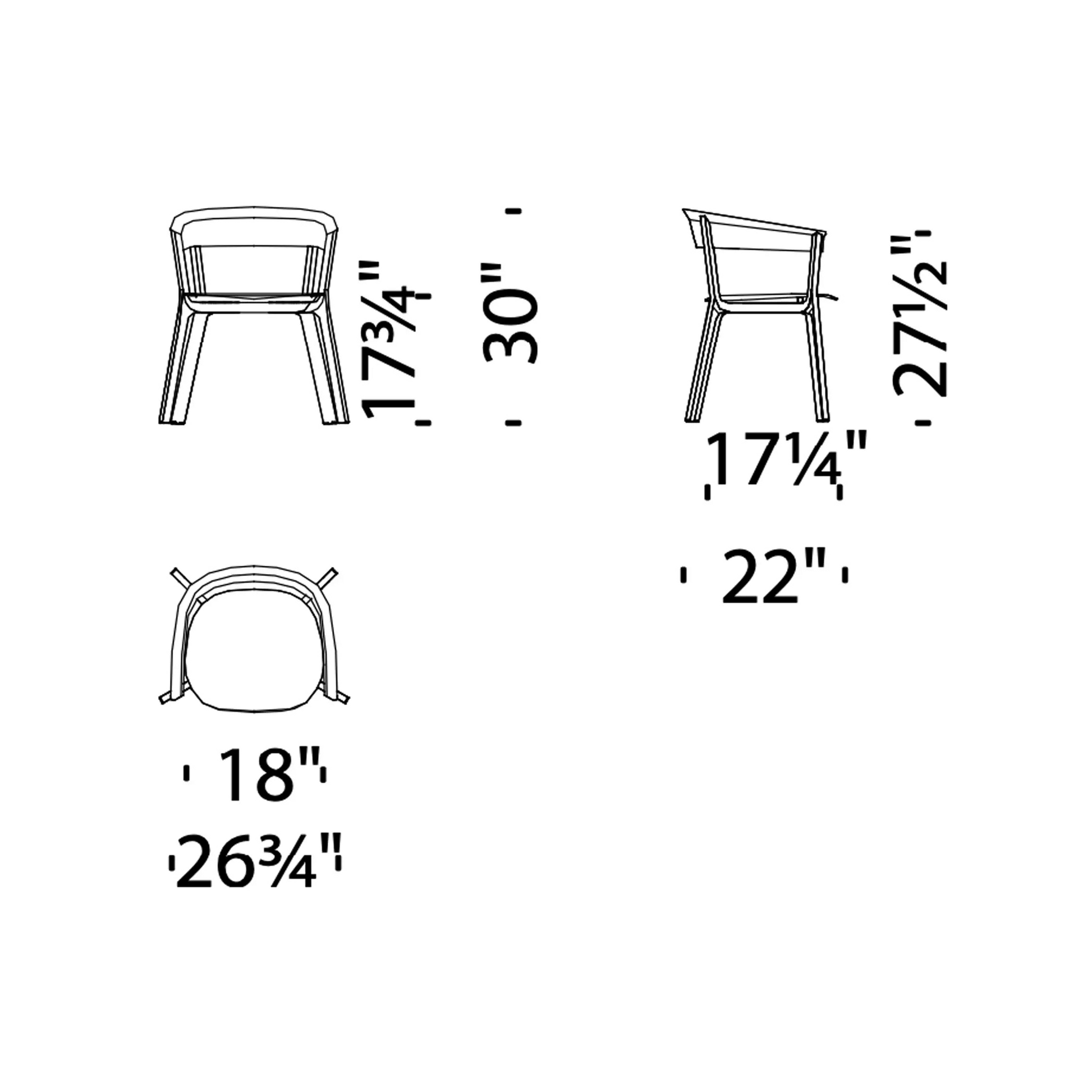 Wood Bikini  Chair | Moroso | JANGEORGe Interior Design