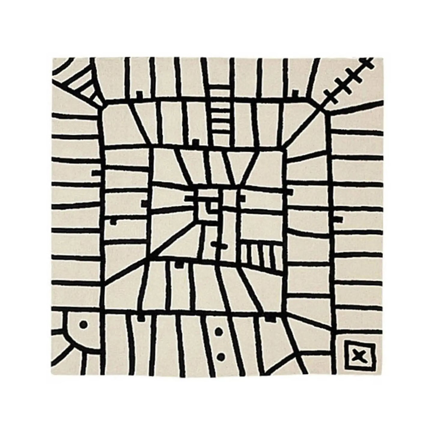 Black on White Rug, Limbo | Nanimarquina | JANGEORGe Interior Design