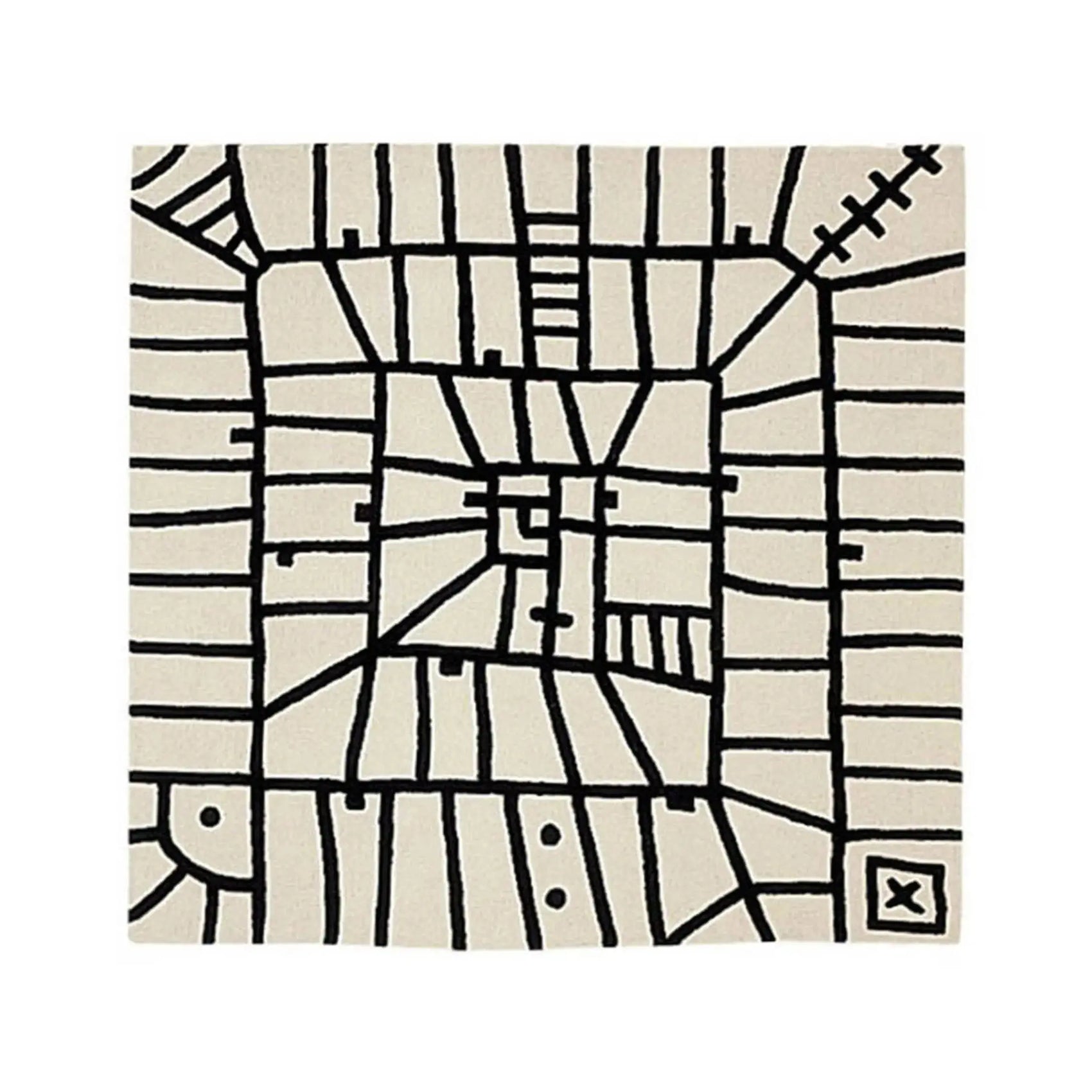 Black on White Rug, Limbo | Nanimarquina | JANGEORGe Interior Design