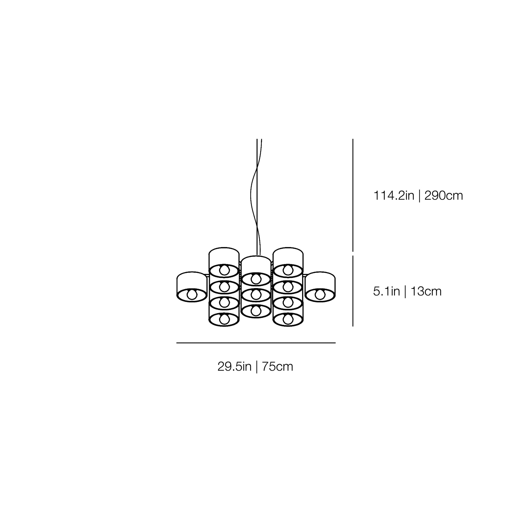 Fiore 433 - Suspension Lamp | Oluce | JANGEORGe Interiors & Furniture