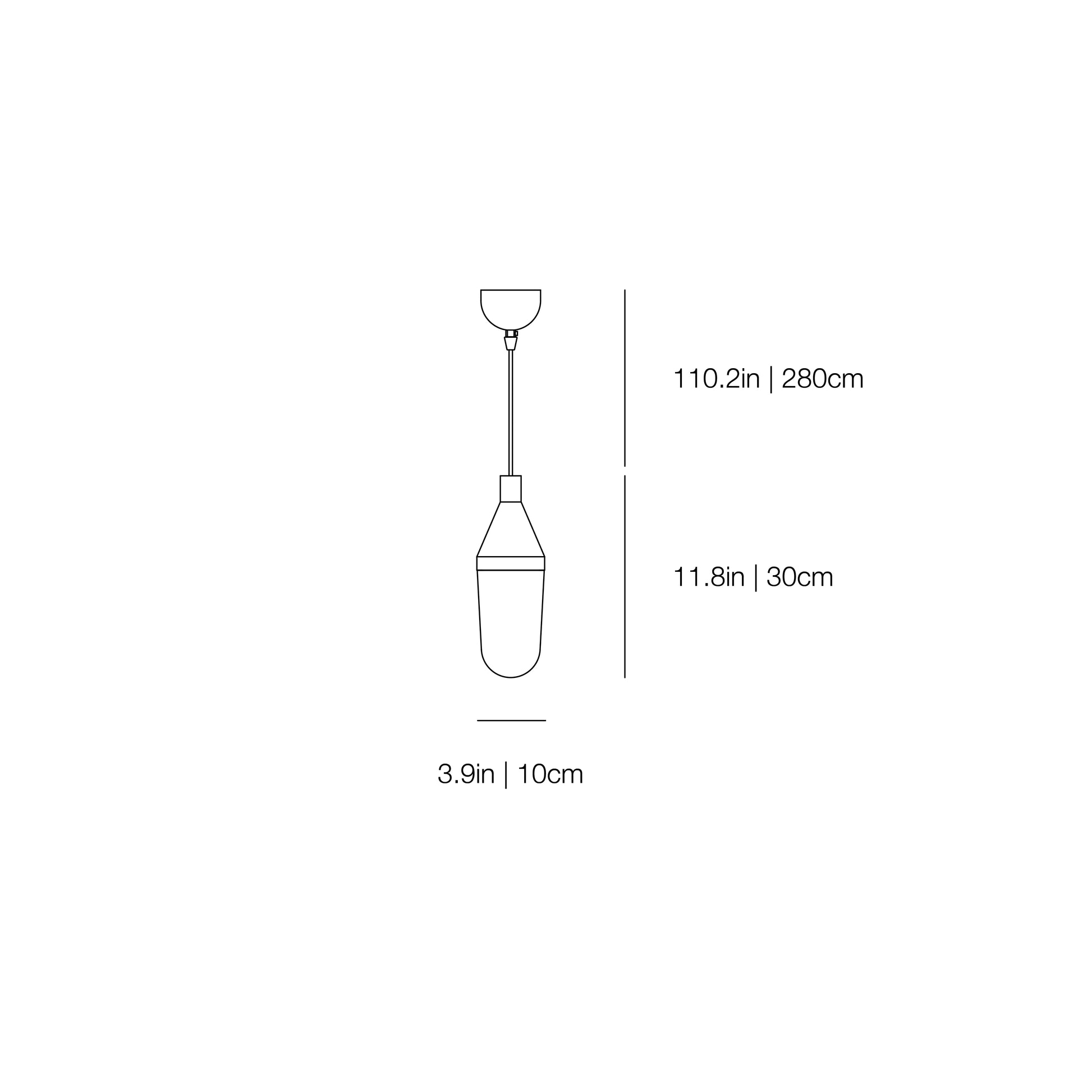 Niwa 1180 - Suspension Lamp | Oluce | JANGEORGe Interiors & Furniture