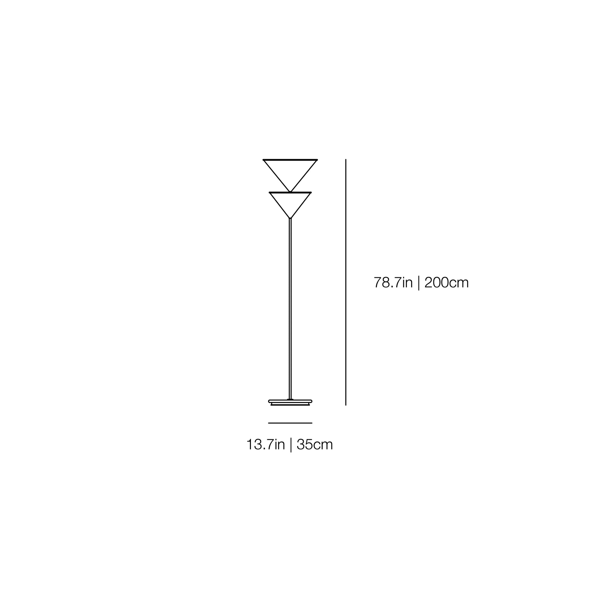 Pascal 345/L - Floor Lamp | Oluce | JANGEORGe Interiors & Furniture