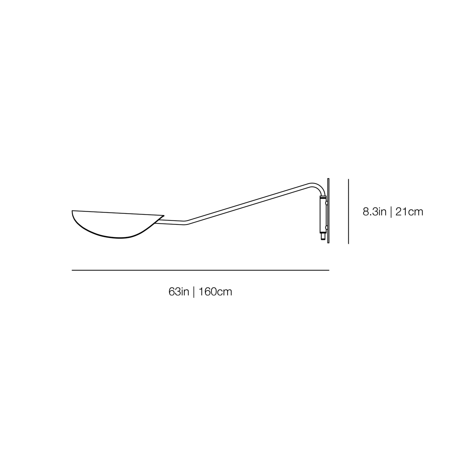 Plume 159 - Wall Lamp | Oluce | JANGEORGe Interiors & Furniture