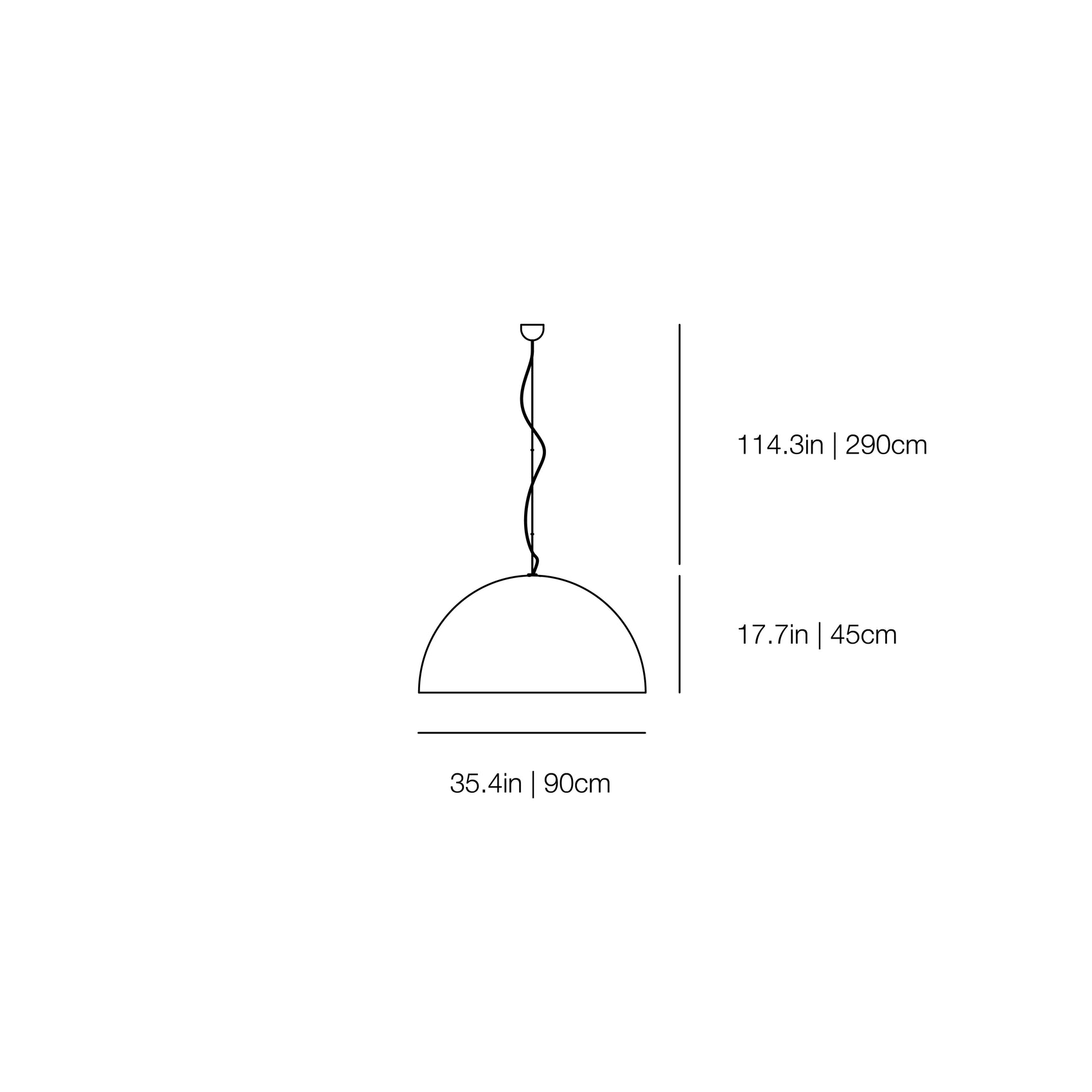 Sonora 490 BI - Suspension Lamp | Oluce | JANGEORGe Interiors & Furniture