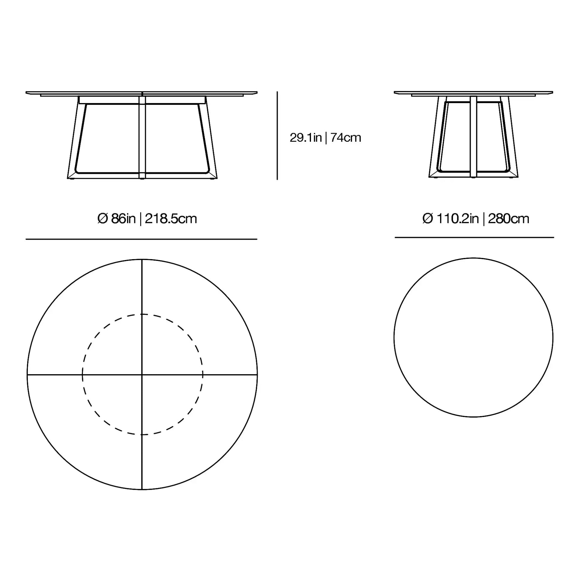Concorde - Dining Table | Poliform | JANGEORGe Interior Design