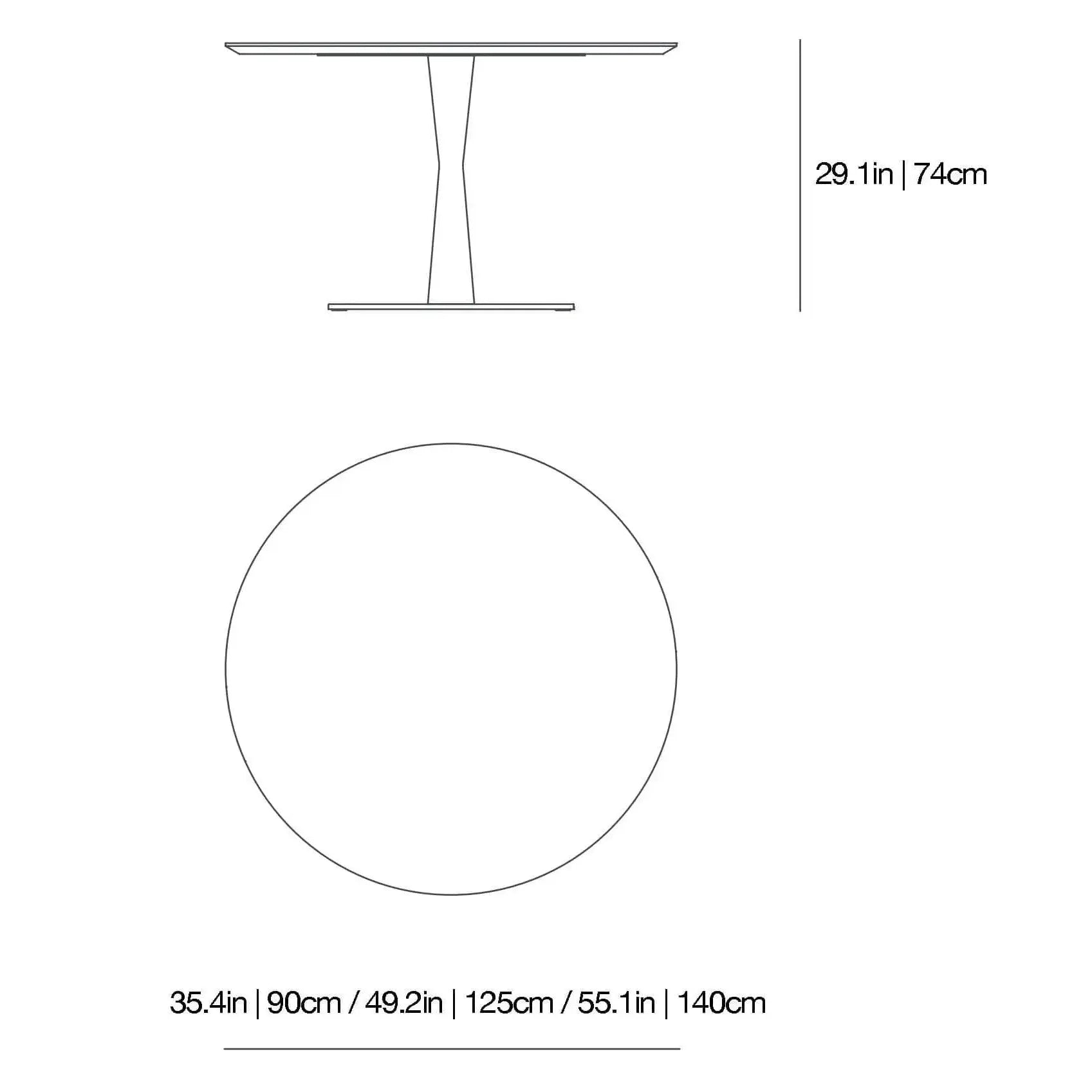 Flute Dining Table | Poliform | JANGEORGe Interior Design
