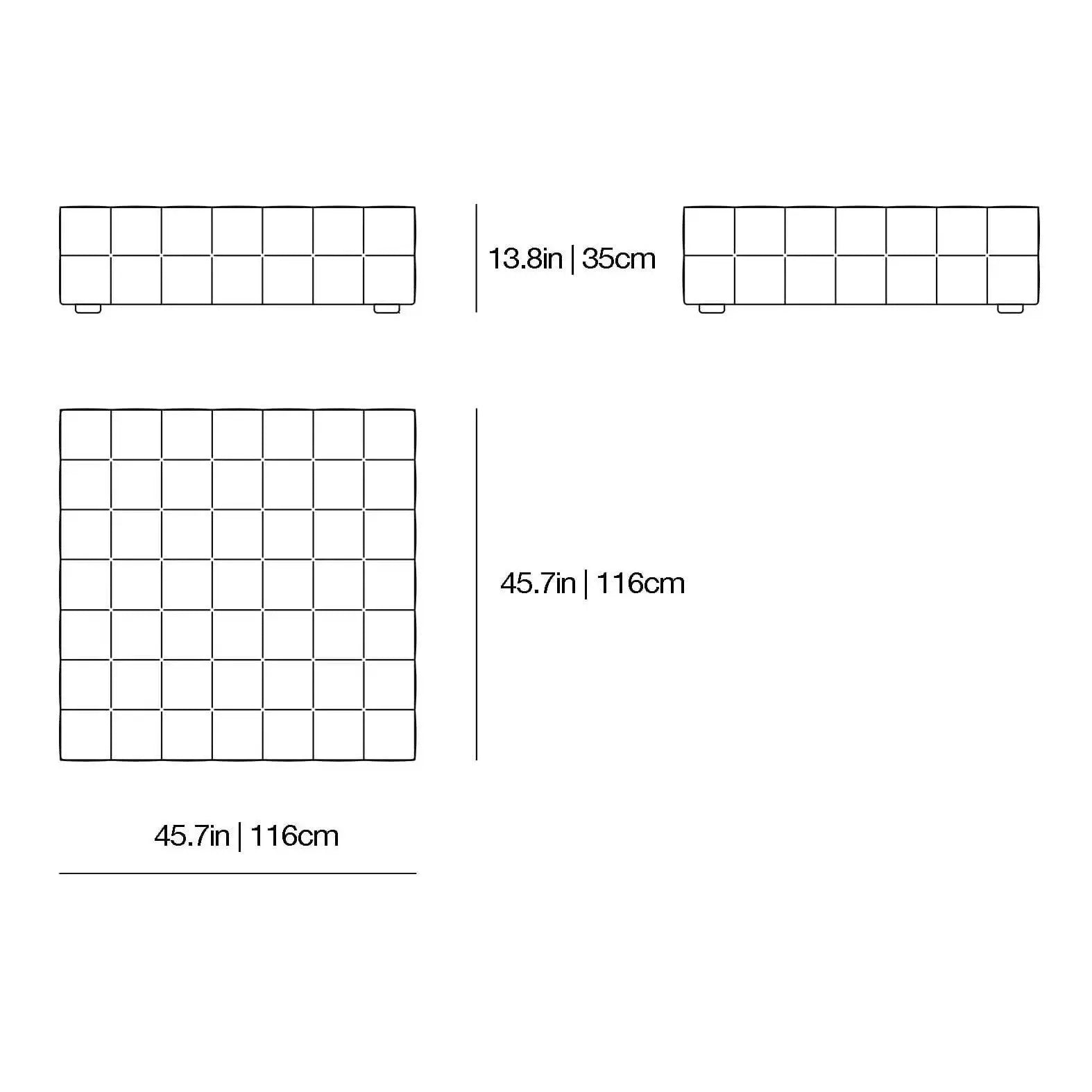 Gant - Pouf | Poliform | JANGEORGe Interior Design