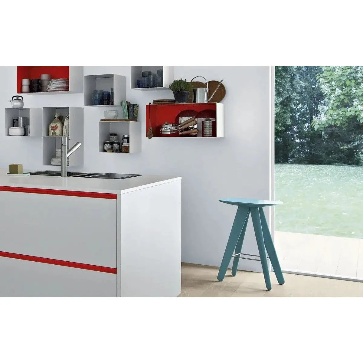 Ics Stool | Poliform | JANGEORGe Interior Design