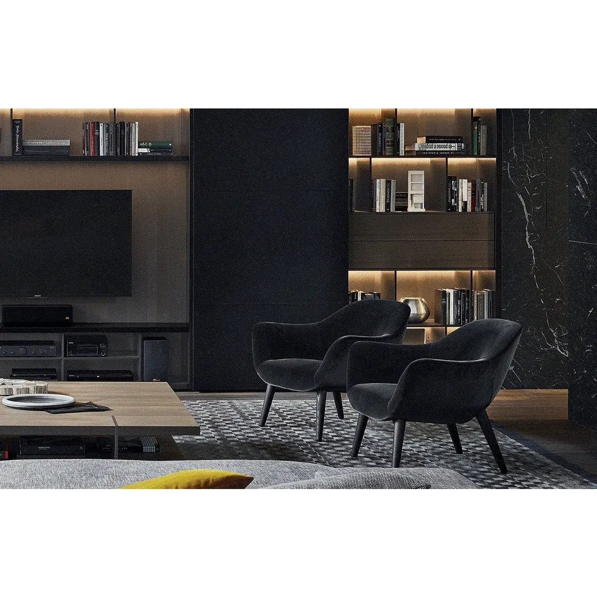 Mad Chair - Armchair | Poliform | JANGEORGe Interior Design