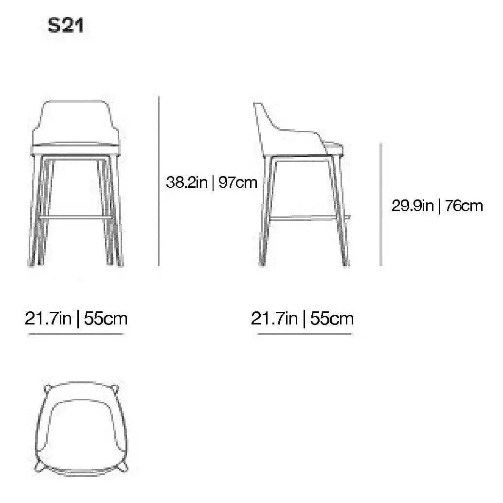 Sophie - Stool | Poliform | JANGEORGe Interior Design