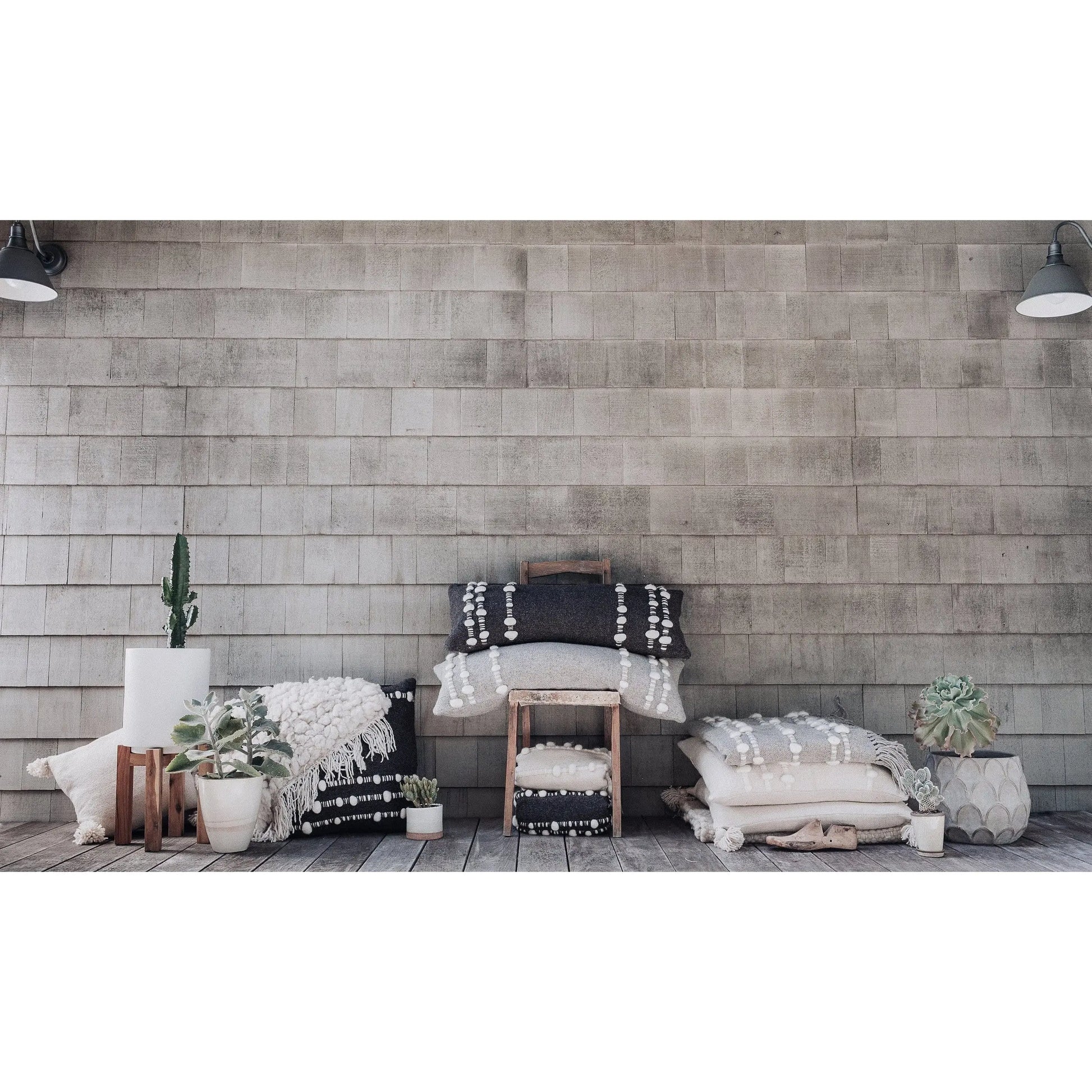 Kuk Pillow Cover in Natural Wool | Treko | JANGEORGe Interior Design