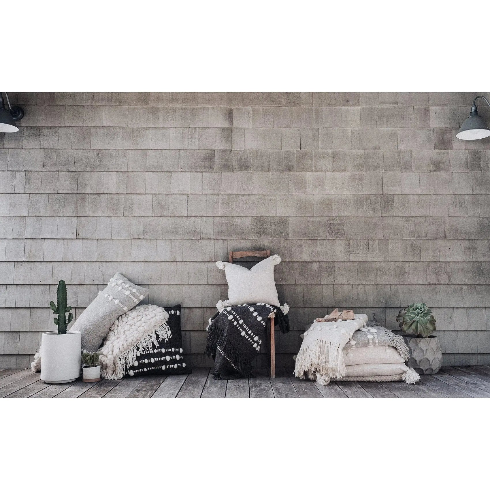 Kuk Pillow Cover in Natural Wool | Treko | JANGEORGe Interior Design