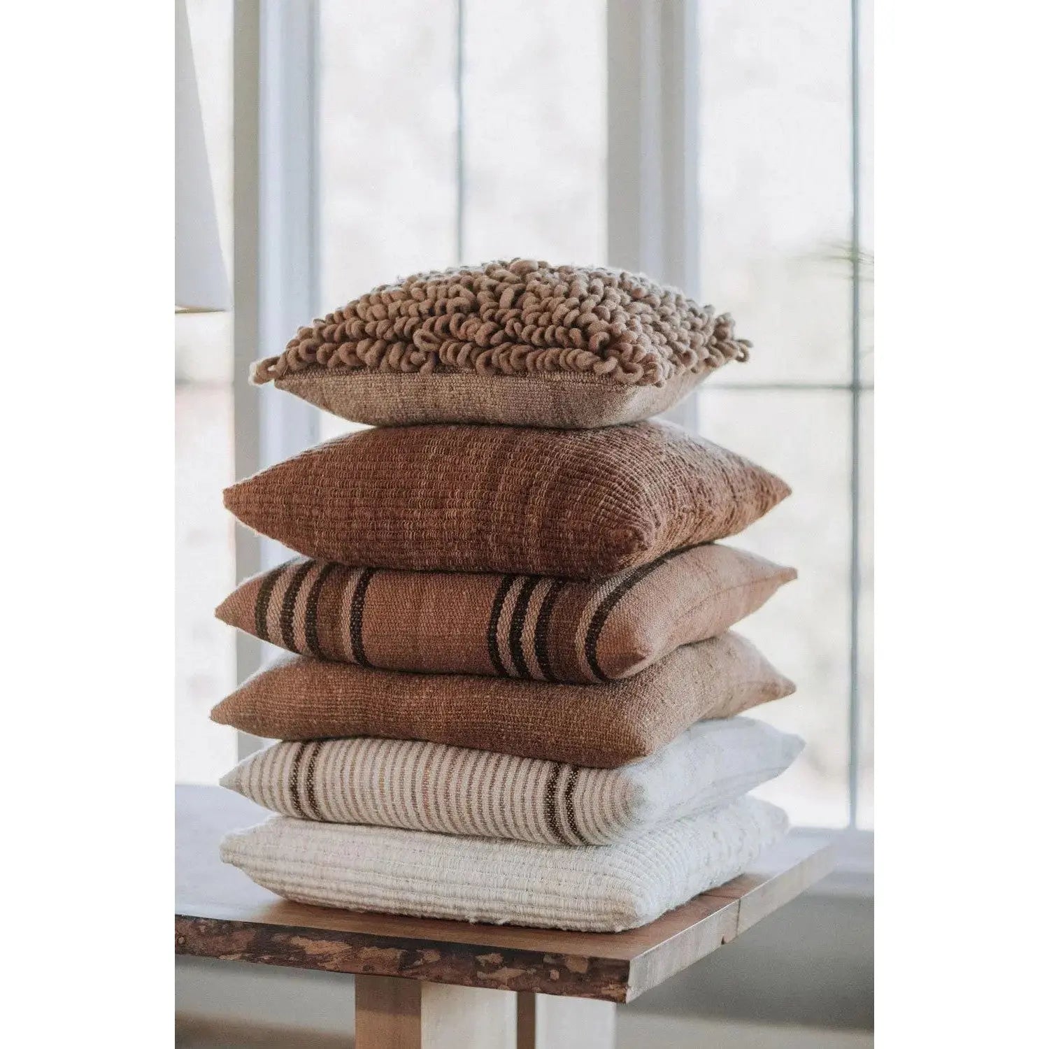 Makun - Pillow Cover Stripes, 26x26in | 66x66cm | Treko | JANGEORGe Interior Design