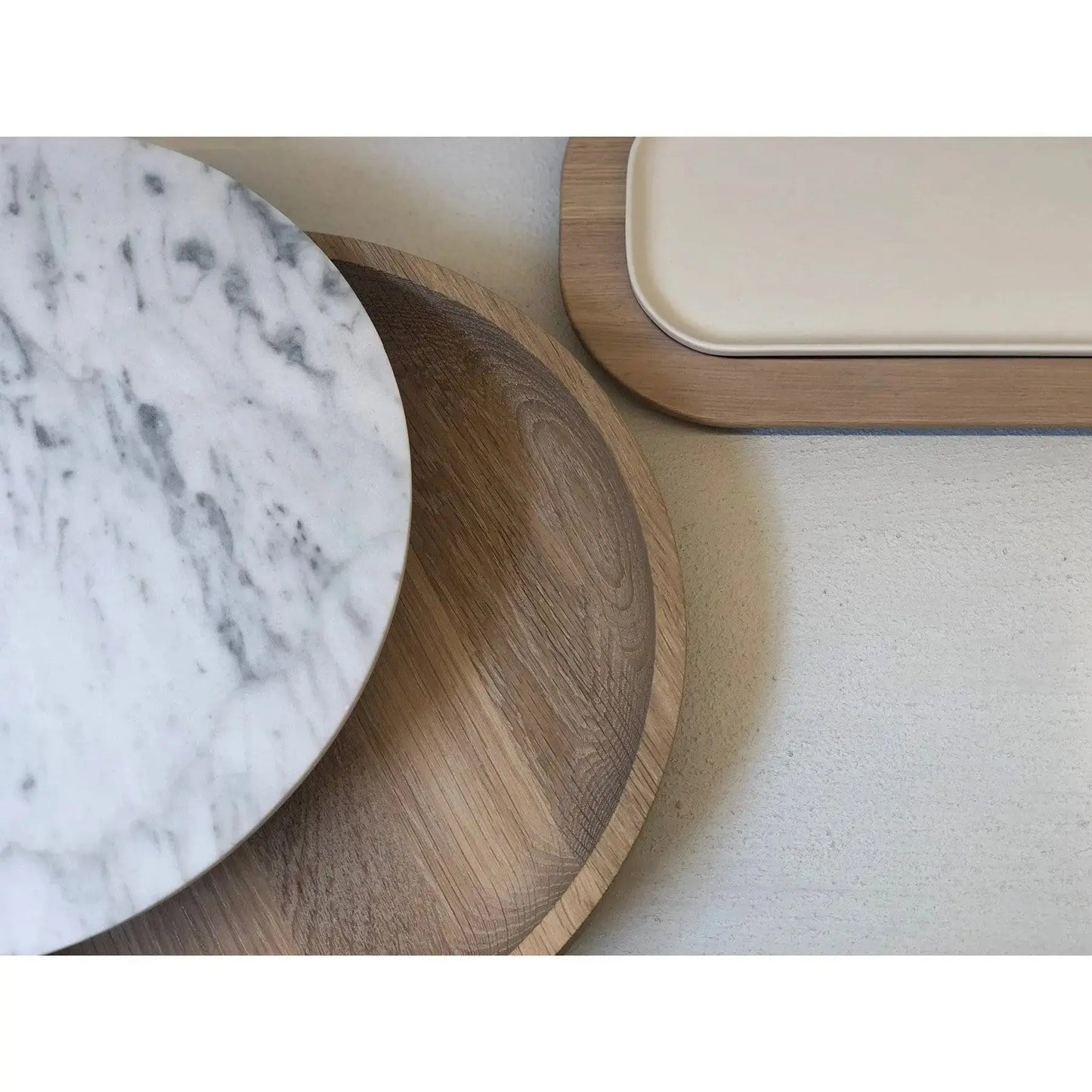 VVD Pottery 30x7cm with 1cm Marble Lid (3071) | When Objects Work | JANGEORGe Interior Design