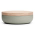 VVD Pottery - Ceramic 30x7cm with 3cm Oak Lid (3073) | When Objects Work | JANGEORGe Interiors & Furniture