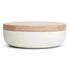 VVD Pottery - Ceramic 30x7cm with 3cm Oak Lid (3073) | When Objects Work | JANGEORGe Interiors & Furniture