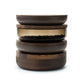 VVD Pottery Glass 30x7cm with 2cm Walnut Lid (3072) | When Objects Work | JANGEORGe Interior Design