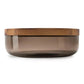 VVD Pottery Glass 30x7cm with 3cm Walnut Lid (3073) | When Objects Work | JANGEORGe Interior Design