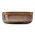 VVD Pottery Glass 30x7cm with 3cm Walnut Lid (3073) | When Objects Work | JANGEORGe Interior Design