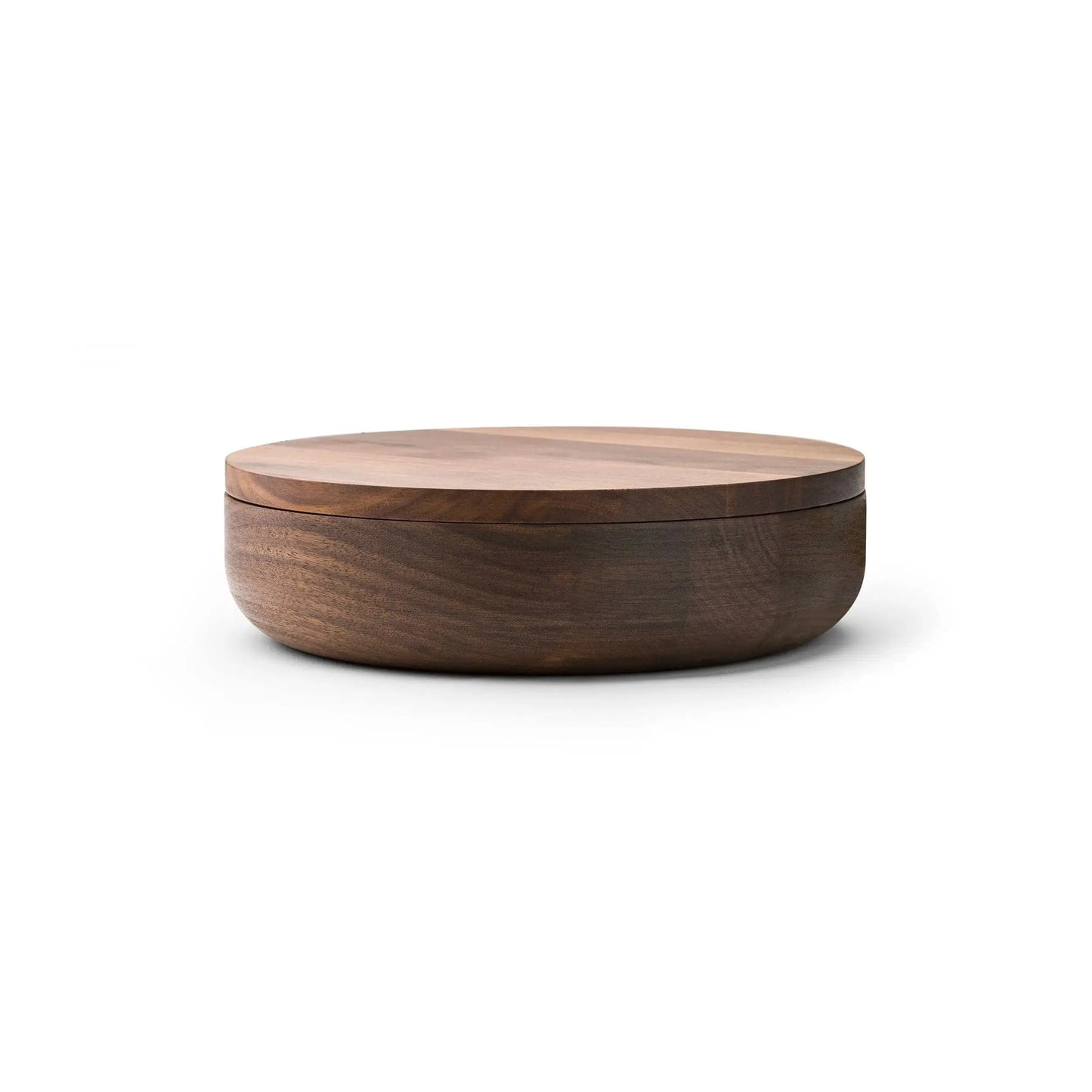 VVD Pottery Walnut 30x7cm with 2cm Walnut lid (3072) | When Objects Work | JANGEORGe Interior Design