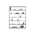 Easy Irony System - Bookcase, Composition B | Zeus | JANGEORGe Interior Design