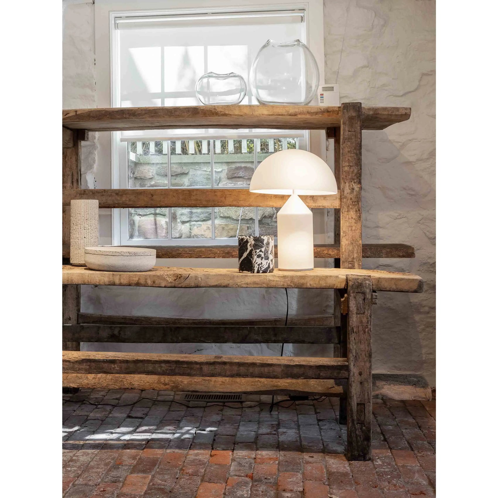 Antique Oak Storage Shelving Unit - JANGEORGe Interiors & Furniture