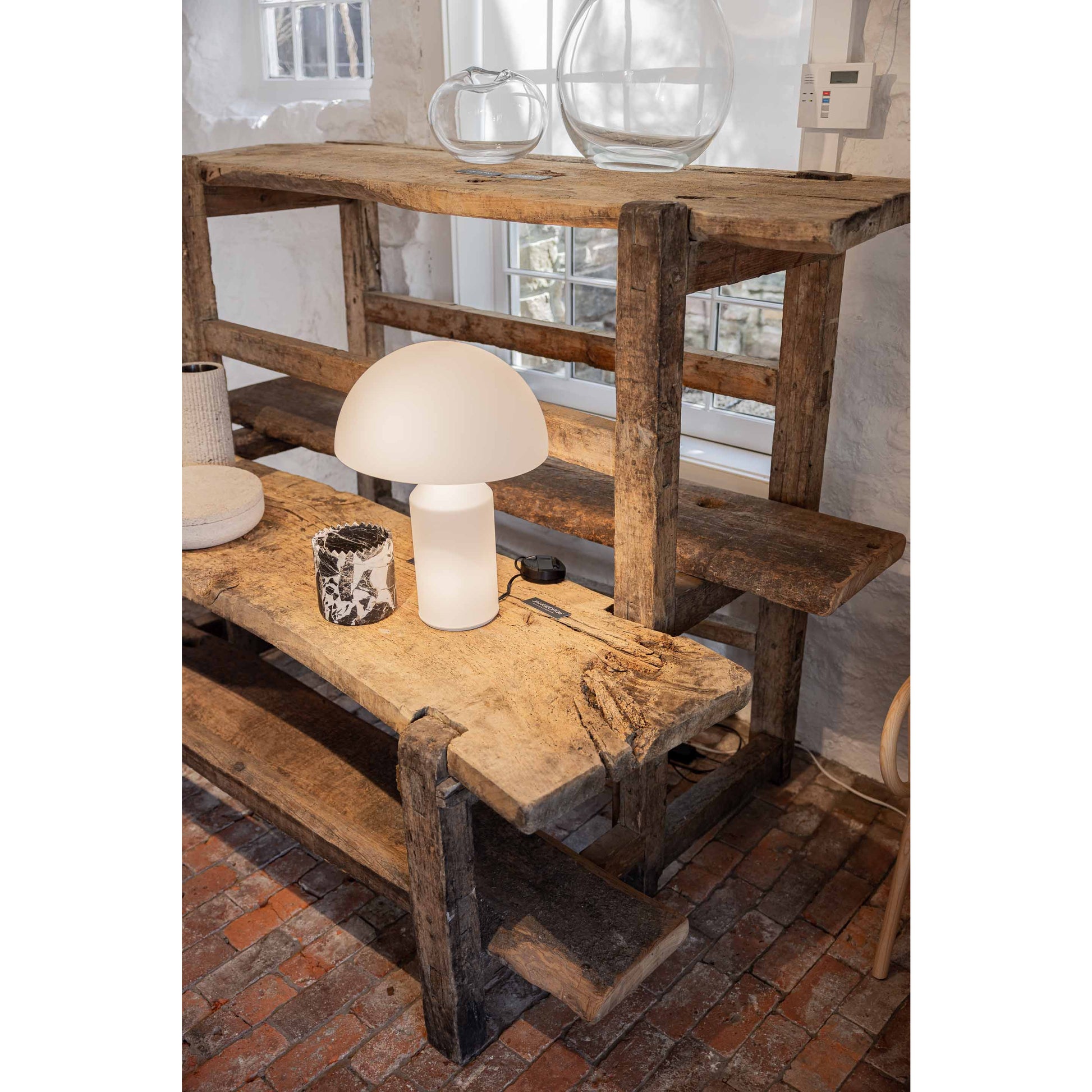 Antique Oak Storage Shelving Unit - JANGEORGe Interiors & Furniture