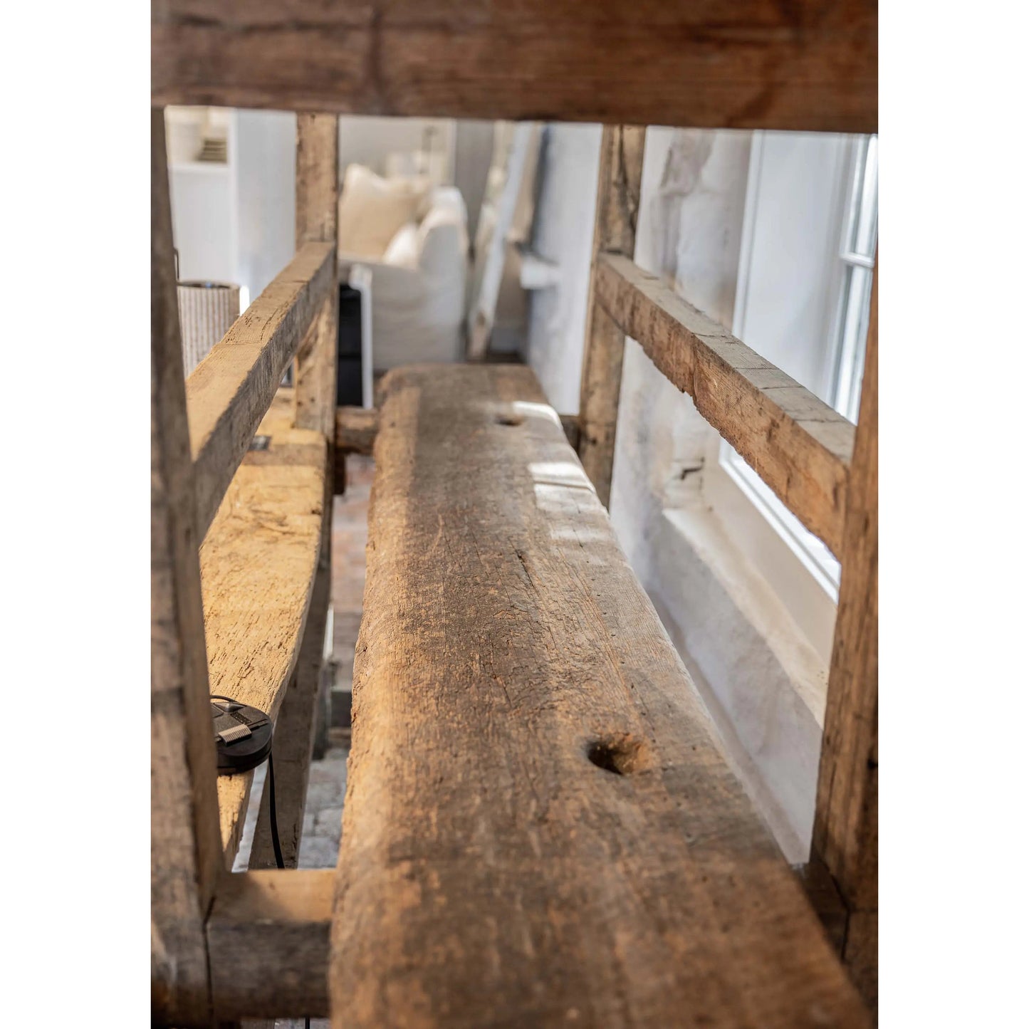 Antique Oak Storage Shelving Unit - JANGEORGe Interiors & Furniture