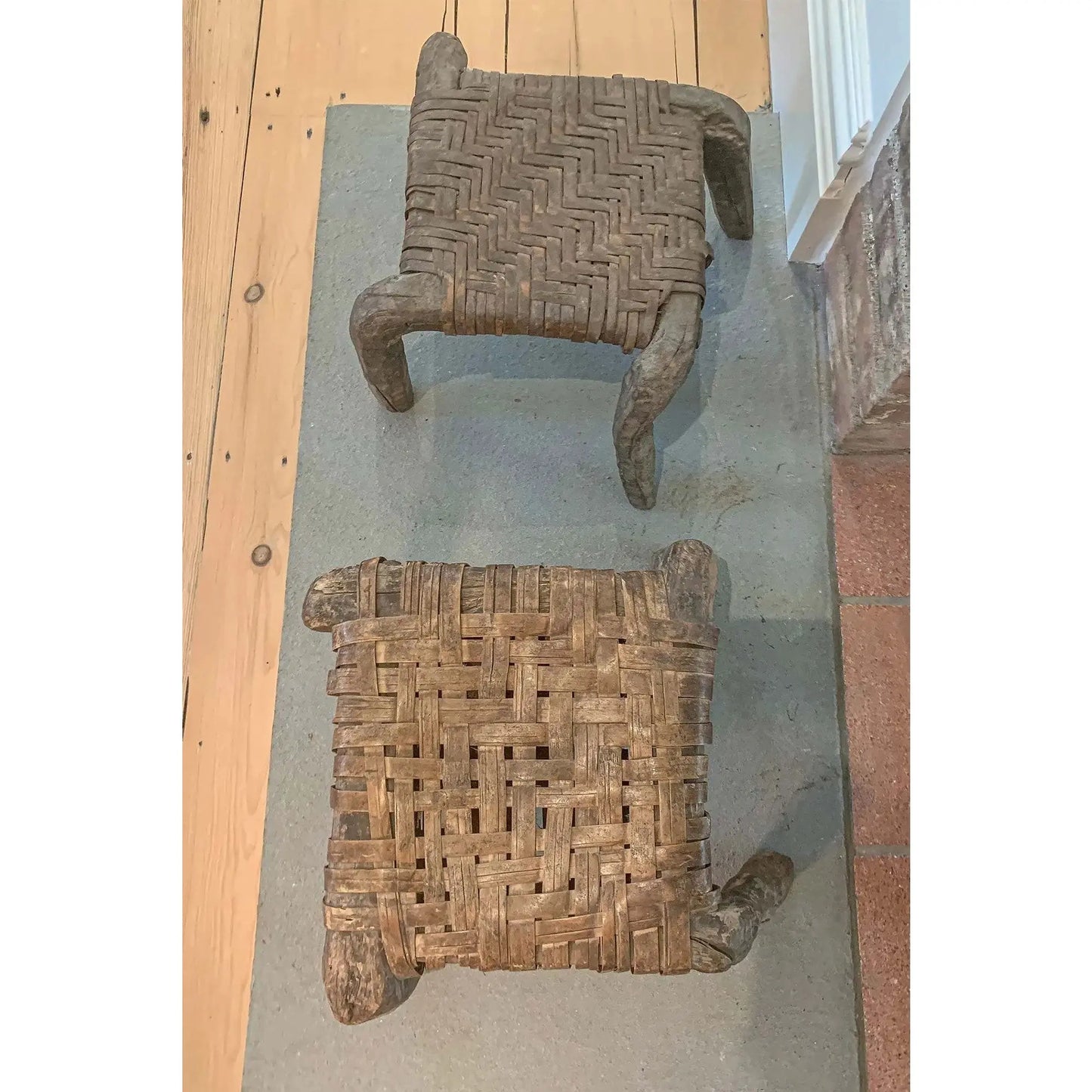 JANGEORGe Interiors & Furniture Antique Pair of 18th Century Japanese Stools