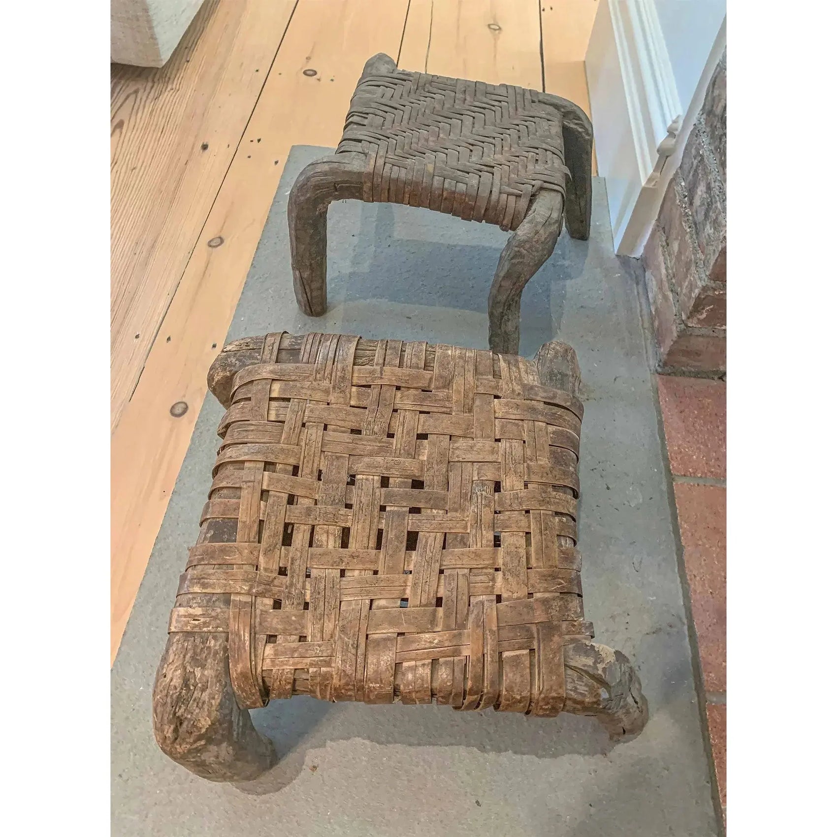 JANGEORGe Interiors & Furniture Antique Pair of 18th Century Japanese Stools