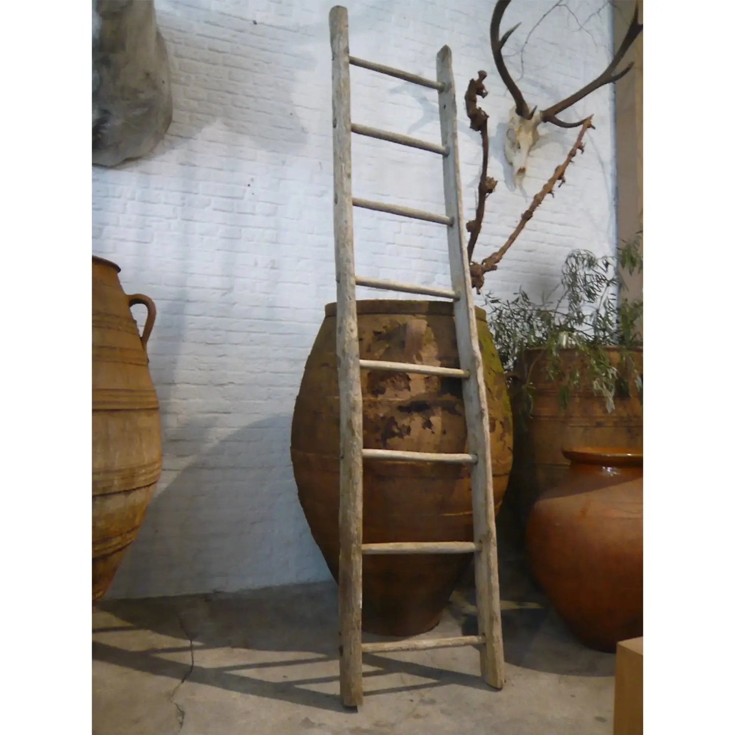 JANGEORGe Interiors & Furniture Antiques Harvest Ladder 19th C. France