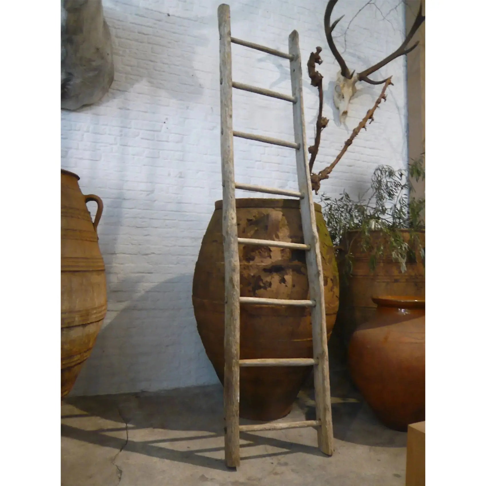 JANGEORGe Interiors & Furniture Antiques Harvest Ladder 19th C. France