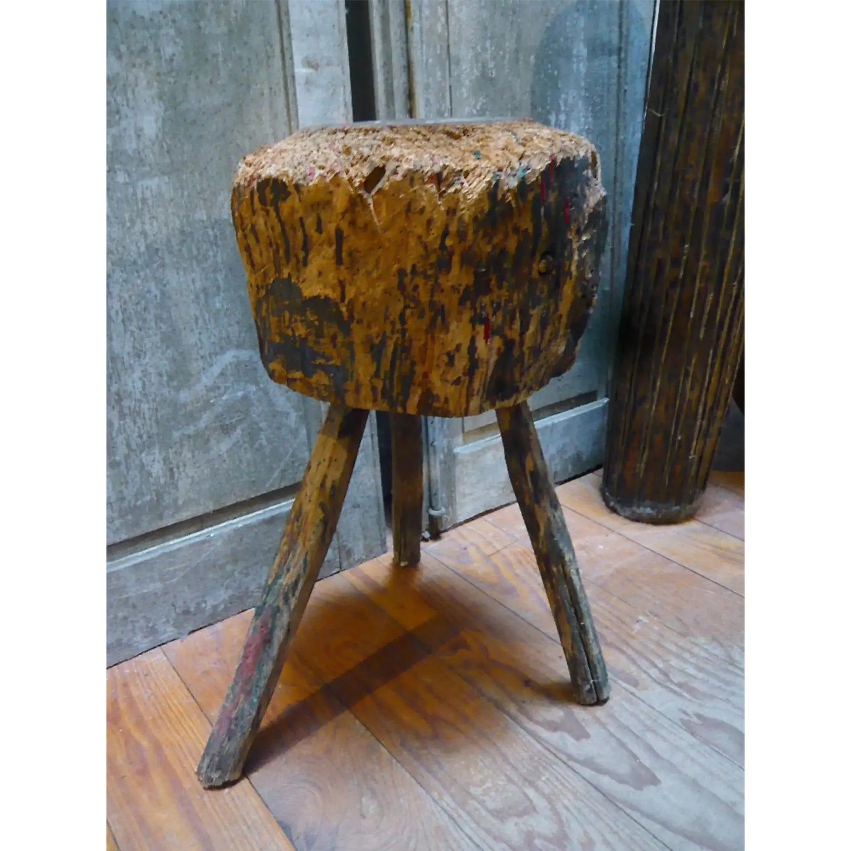 JANGEORGe Interiors & Furniture Antiques Rustic Butcher Block