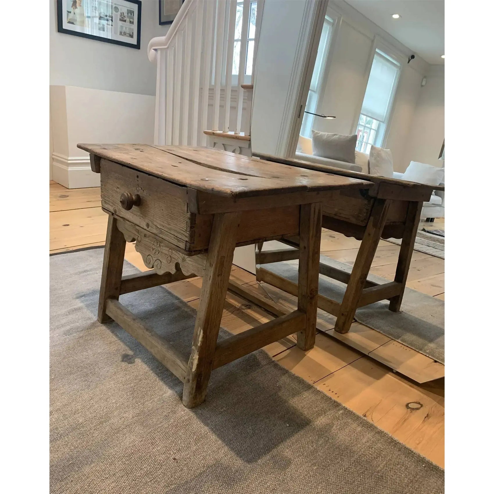 JANGEORGe Interiors & Furniture Antiques Small Sidetable with Drawer