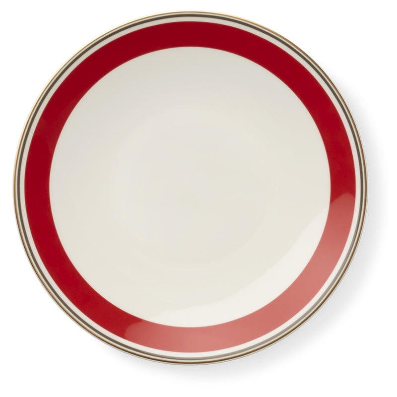 Capri - Bread Plate Red/Anthracite 6.6 in | 17cm