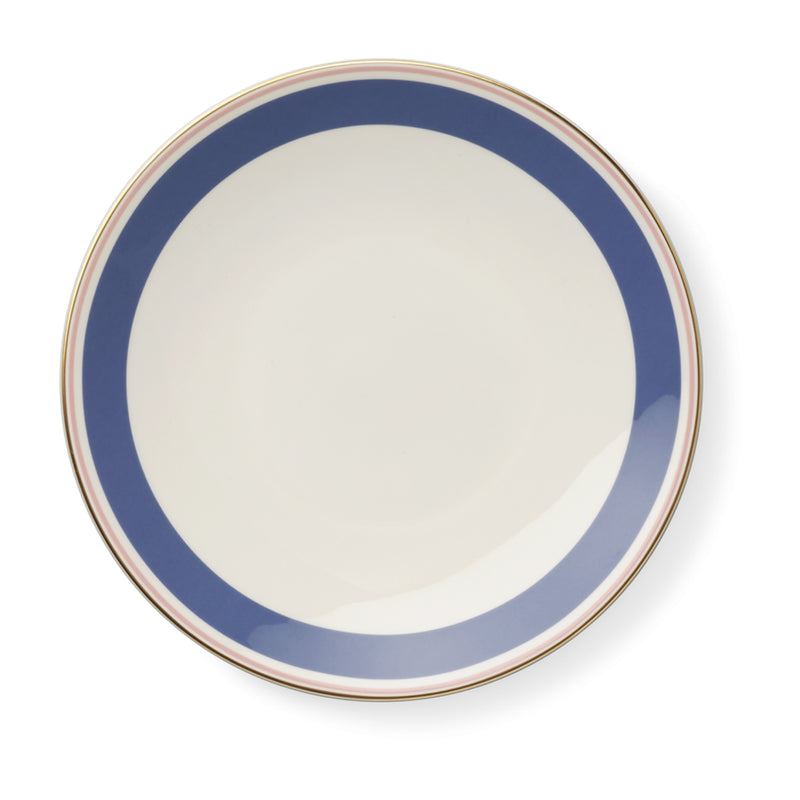 Capri - Dessert Plate Blue/Rose 9.4 in | 24cm