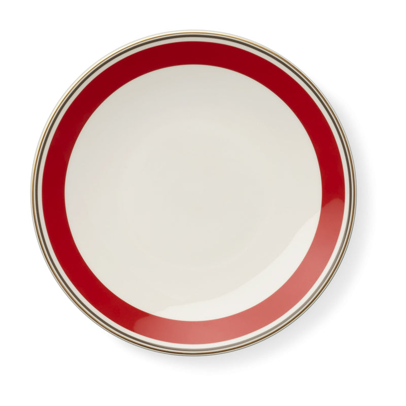 Capri - Dessert Plate Red/Anthracite 9.4 in | 24cm