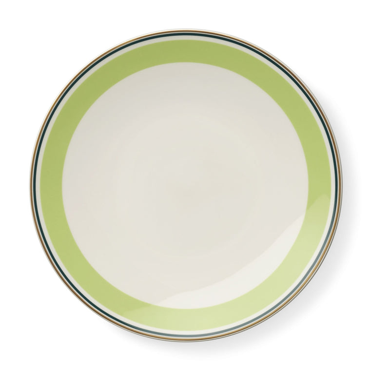 Capri - Dessert Plate Spring Green/Dark Green 9.4 in | 24cm