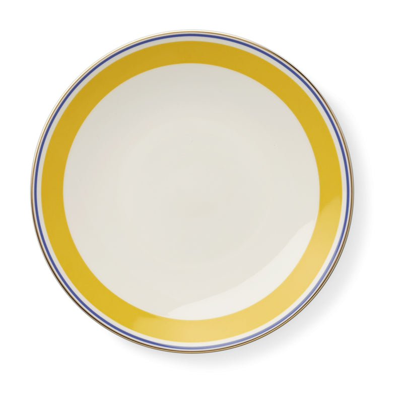 Capri - Dessert Plate Yellow/Blue 9.4 in | 24cm