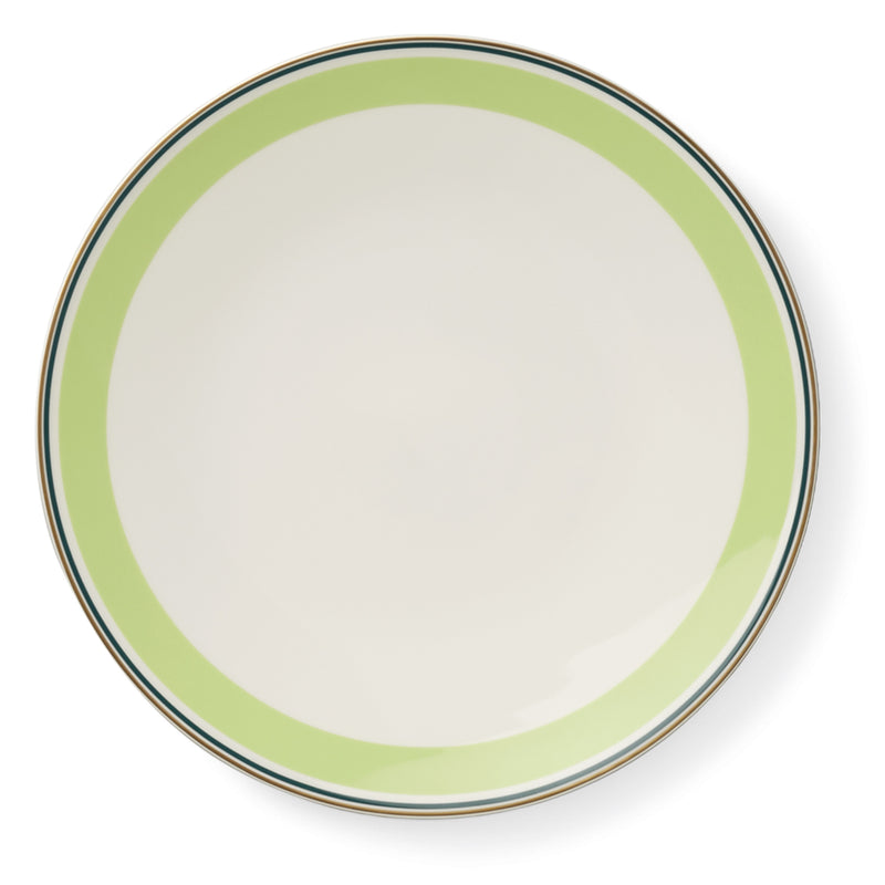 Capri - Dinner Plate Spring Green/Dark Green 11 in | 28cm