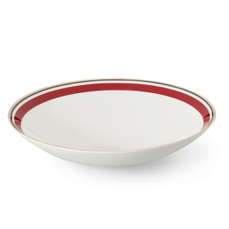 Capri - Plate/Bowl Red/Anthracite 9.4 in | 24cm