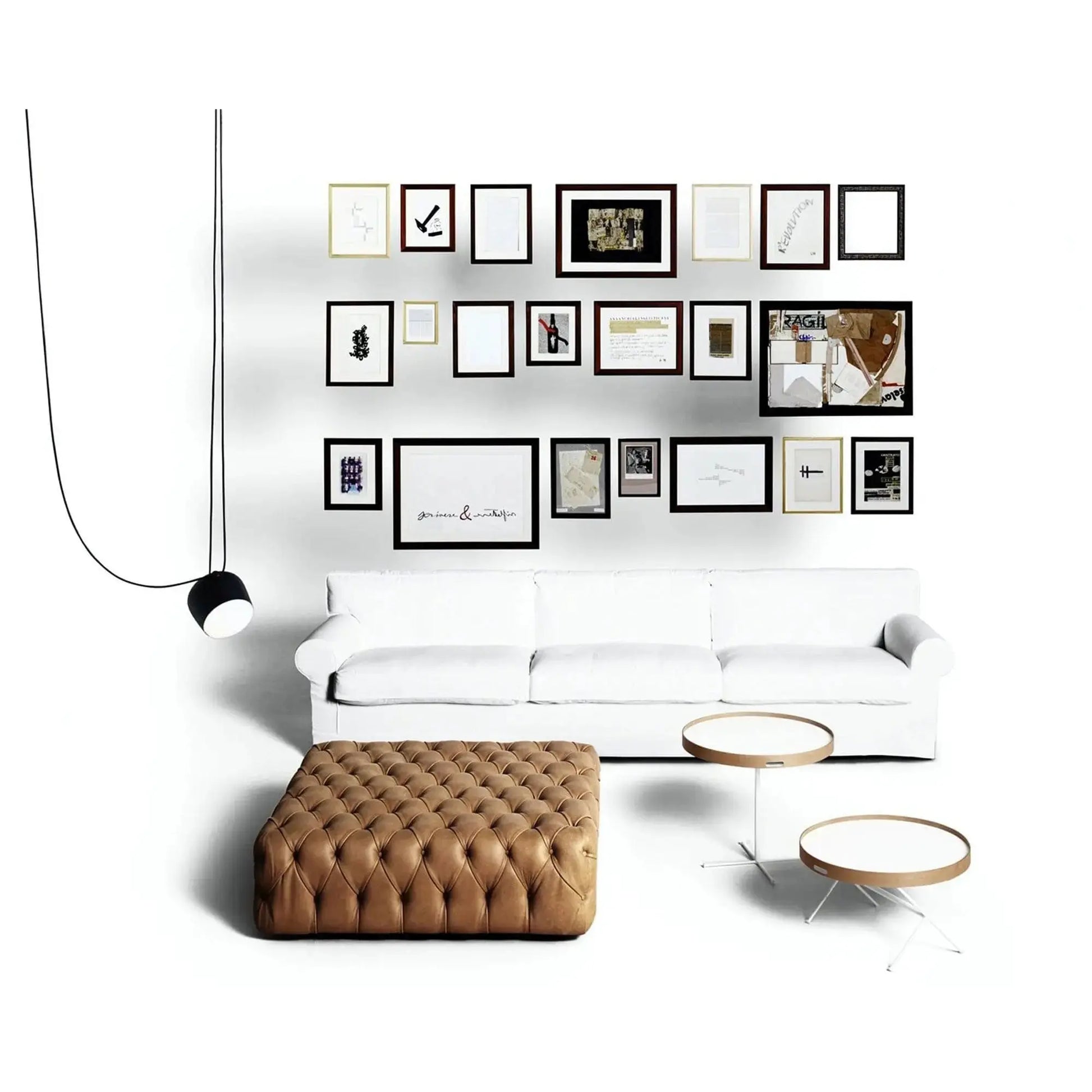 JANGEORGe Interiors & Furniture DePavoda Pouf Capitonné - Pouf