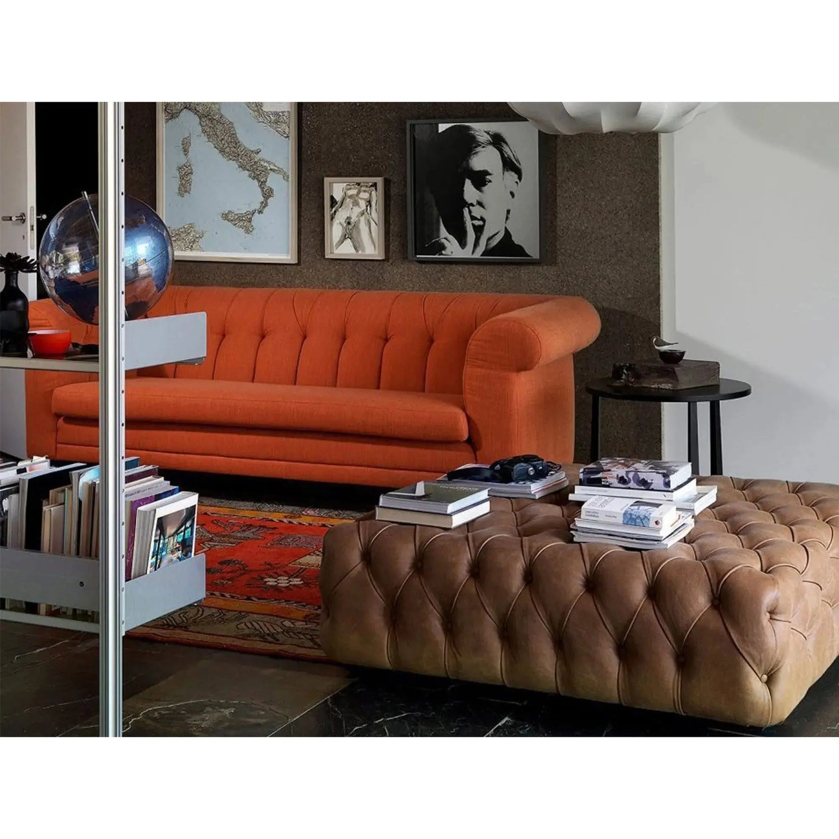 JANGEORGe Interiors & Furniture DePavoda Pouf Capitonné - Pouf