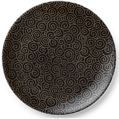 Ornament Gold/Black - Bread Plate 6.3in | 16cm (Ø) | Dibbern |  JANGEORGe Interiors & Furniture