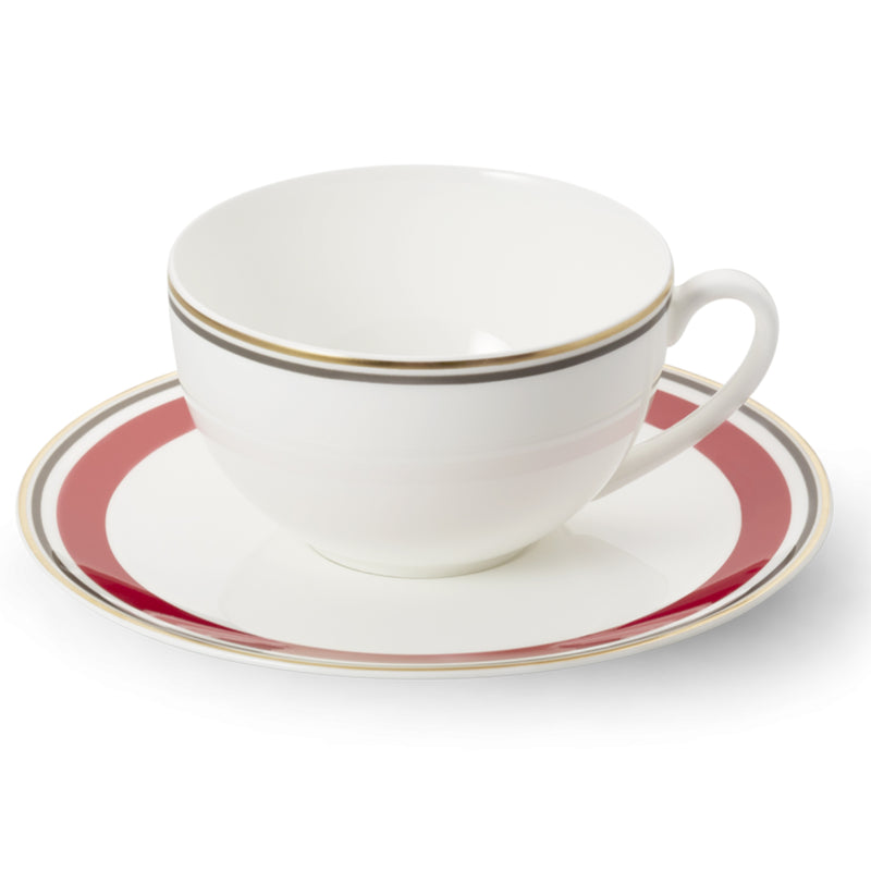 Capri - Set Coffee Cup Red/Anthracite 8.4 FL OZ | 0.25L