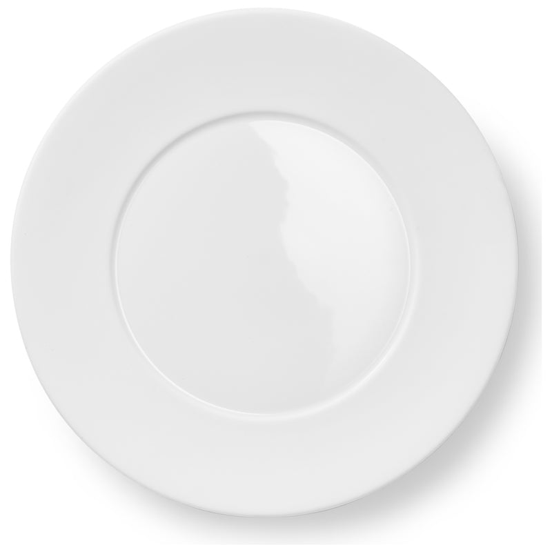 Cross White - Matte White, Dinner Plate 11in | 28cm (Ø) | Dibbern | JANGEORGe Interiors & Furniture