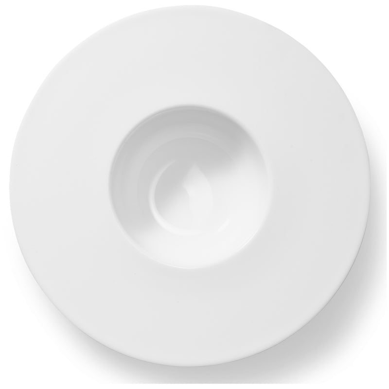 Cross White - Matte White, Pasta Plate 10.2in | 26cm (Ø), 8.5 fl oz | 0.25L | Dibbern | JANGEORGe Interiors & Furniture