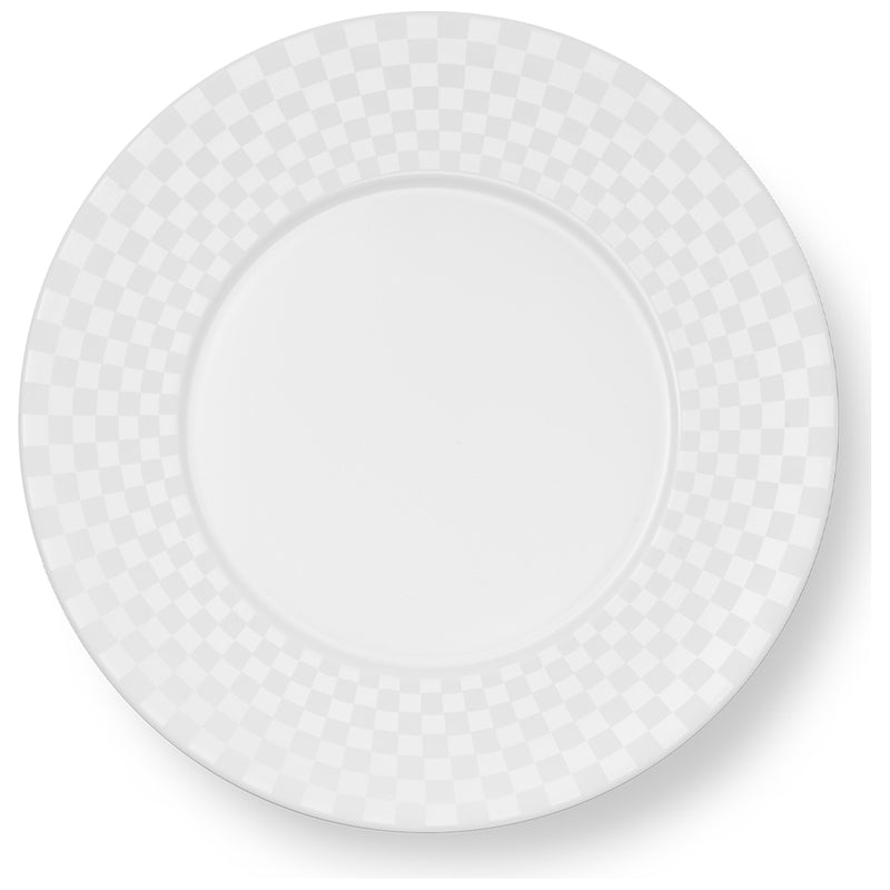 Cross White - Squares Bread Plate 6.7in | 17cm (Ø) | Dibbern | JANGEORGe Interiors & Furniture